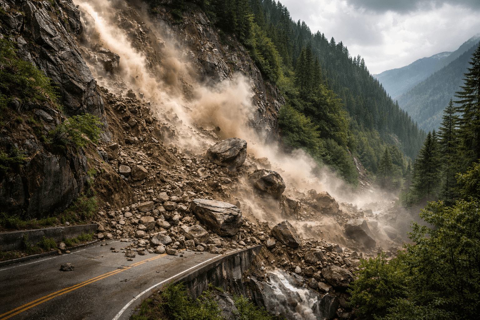 Frana devastante su strada di montagna.png