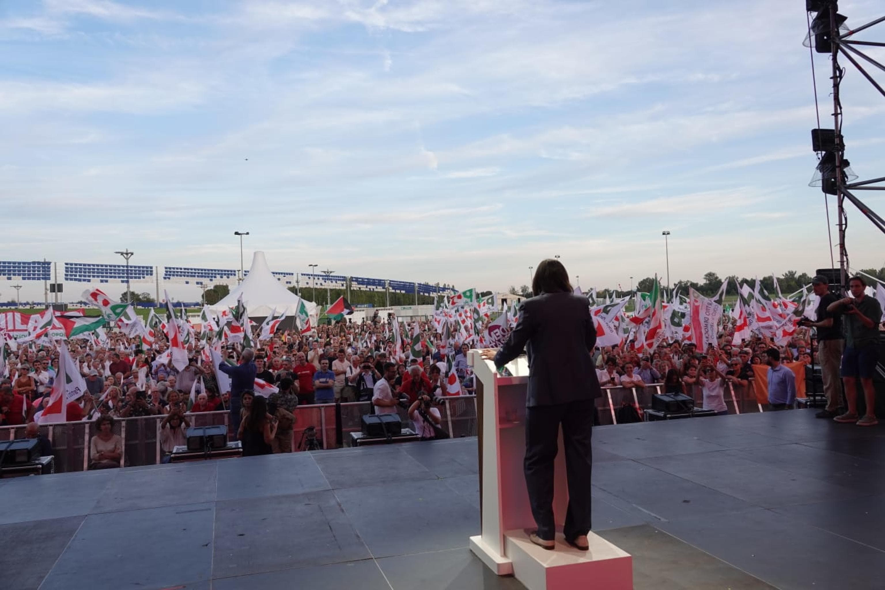 Schlein alla festa dell'Unità di Reggio Emilia
